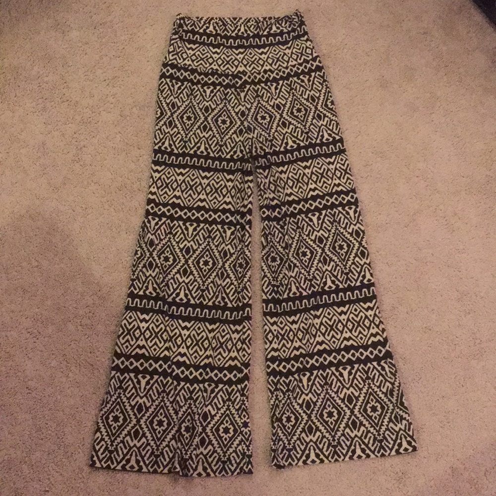 Wide Leg Stretchy Palazzo Pants